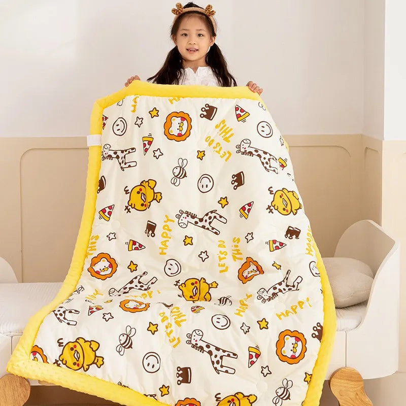 120X150cm Cotton Autum Baby Quilt Doudou Blanket