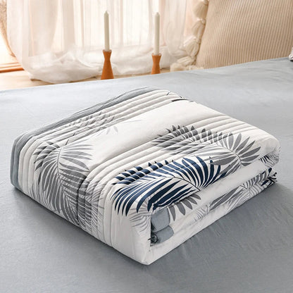 Simple Style Duvet for Summer Double Bed Linen Quilted Bedspread