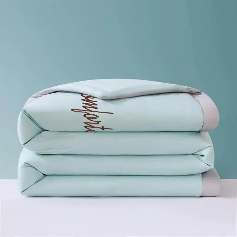 Skin-friendly and Comfortable Cotton and Linen Embroidered Soybean Summer Quilt