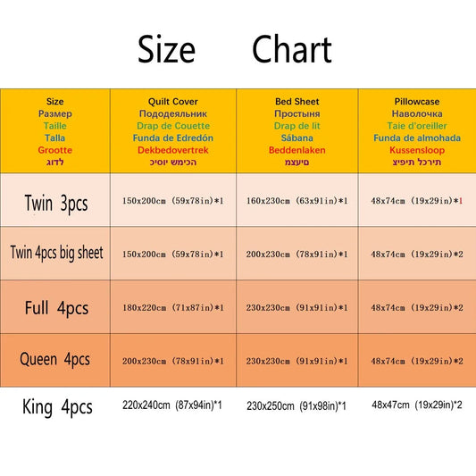 Bedding Set Kids Adult Flat Sheet