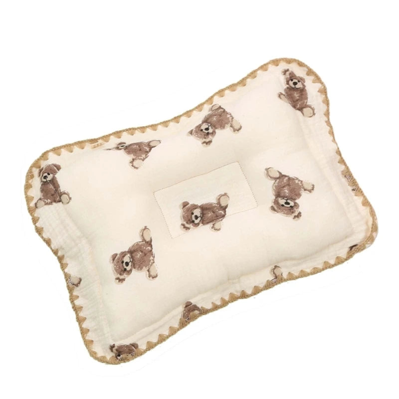 Cartoon Animal Baby Breathable Pillow