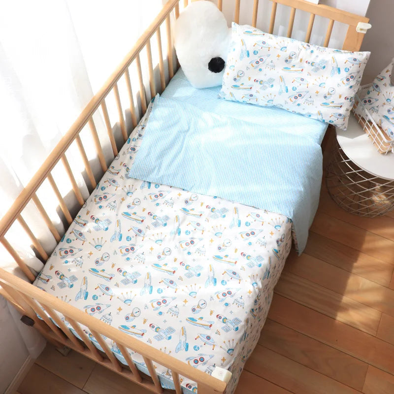 3Pcs Baby Bedding Set For Newborns