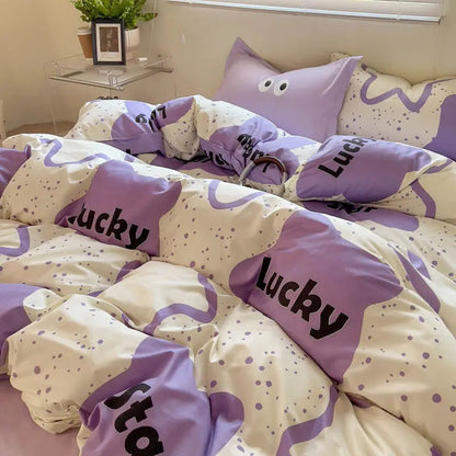 Romantic Bedding Set Floral Ins Style