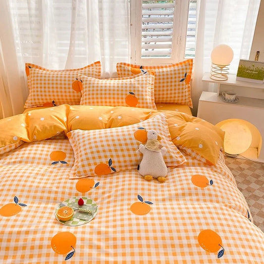 Orange Duvet Cover Set