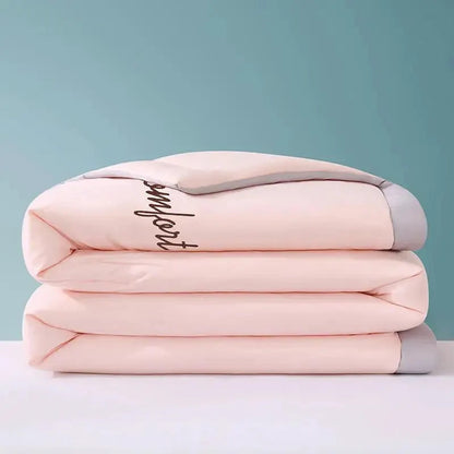 Skin-friendly and Comfortable Cotton and Linen Embroidered Soybean Summer Quilt